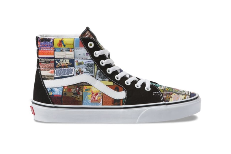 Vans Sk8-Hi Warped Tour 25 Years Anniversary Limited Edition Pair All Over Print Graphic Design Color Festival Music Rock Vulcanized Jazz Stripe Sneaker Release Information Cop Drop