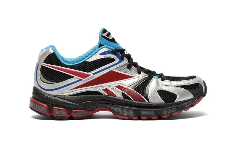 Vetements x Reebok Spike Runner 200 Mesh Trainers Demna Gvasalia Fall/Winter 2019 Footwear Release Information First Official Look Drop Cop Online MATCHESFASHION.COM Black Silver Orange Blue Red White Neon Green Teal