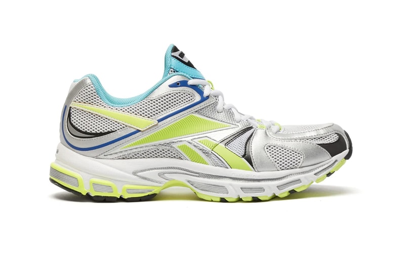Vetements x Reebok Spike Runner 200 Mesh Trainers Demna Gvasalia Fall/Winter 2019 Footwear Release Information First Official Look Drop Cop Online MATCHESFASHION.COM Black Silver Orange Blue Red White Neon Green Teal