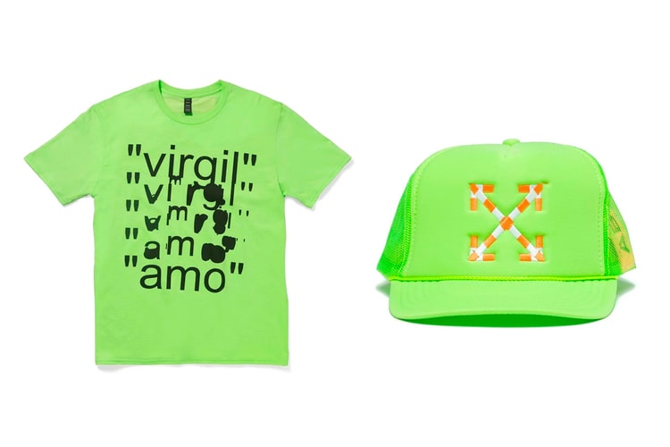 MCA Chicago Drops Neon-Colored Virgil Abloh "Figures of Speech" T-Shirt & Hats