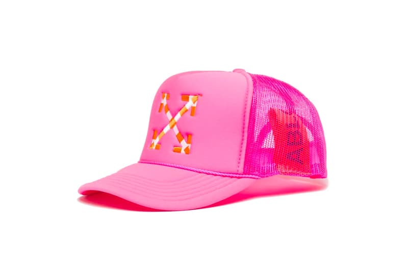 MCA Chicago Virgil Abloh Neon-Colored Apparel off white pyrex figures of speech exhibition hats t-shirts price drop info 