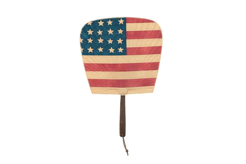 visvim Fukuoka Limited Edition "Stars and Stripes" Uchiwa Hand Fans accessories united states usa red white blue united states of america japan
