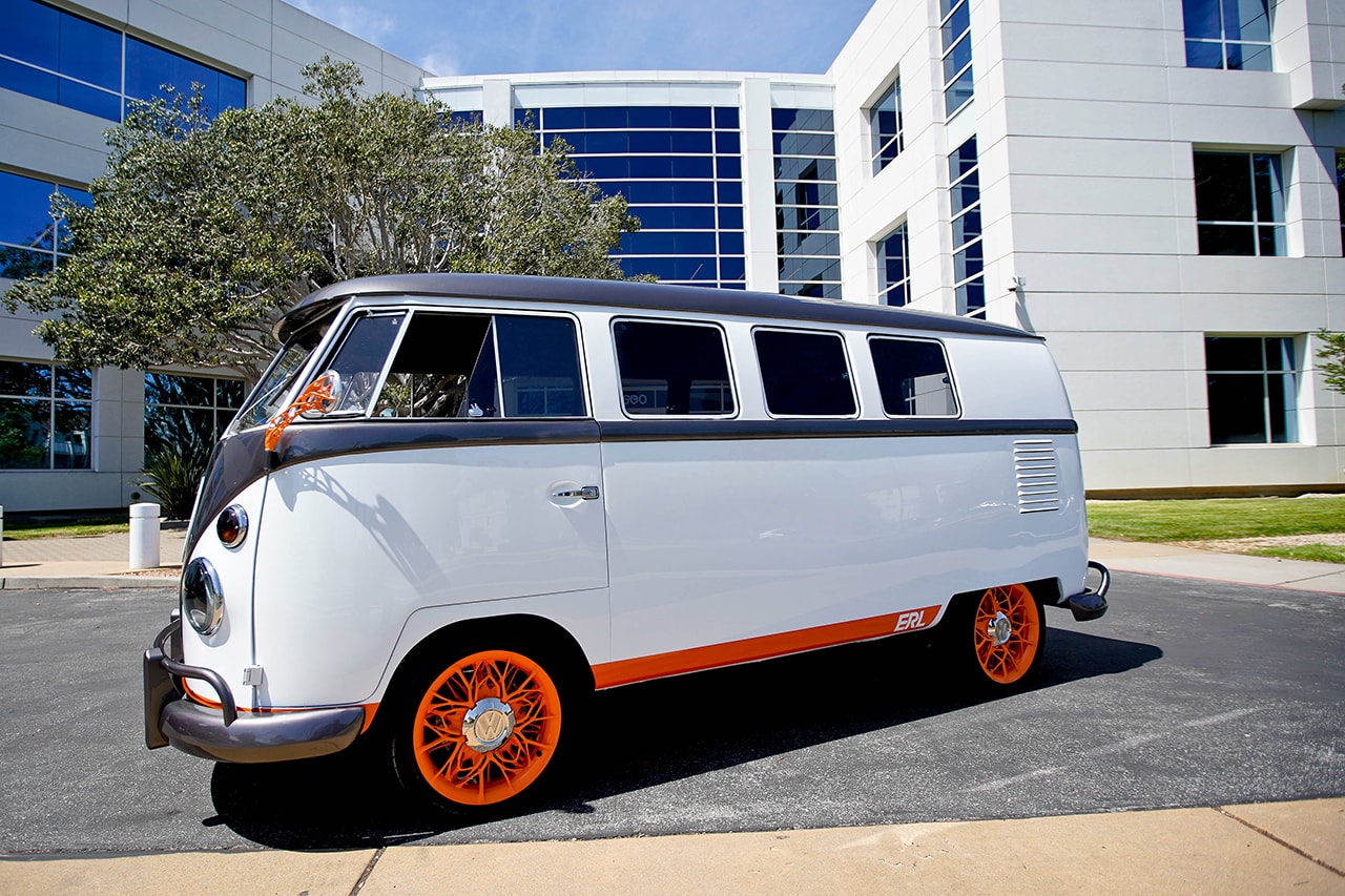Volkswagen Type 20 Concept Microbus Electric Camper Van 1962 type 2 Eleven Window Remake Innovation and Engineering Centre California IECC VW Research Facility First Look Future 10 kWh battery 2,500-watt onboard charger 120 BHP 173 lb-ft torque 