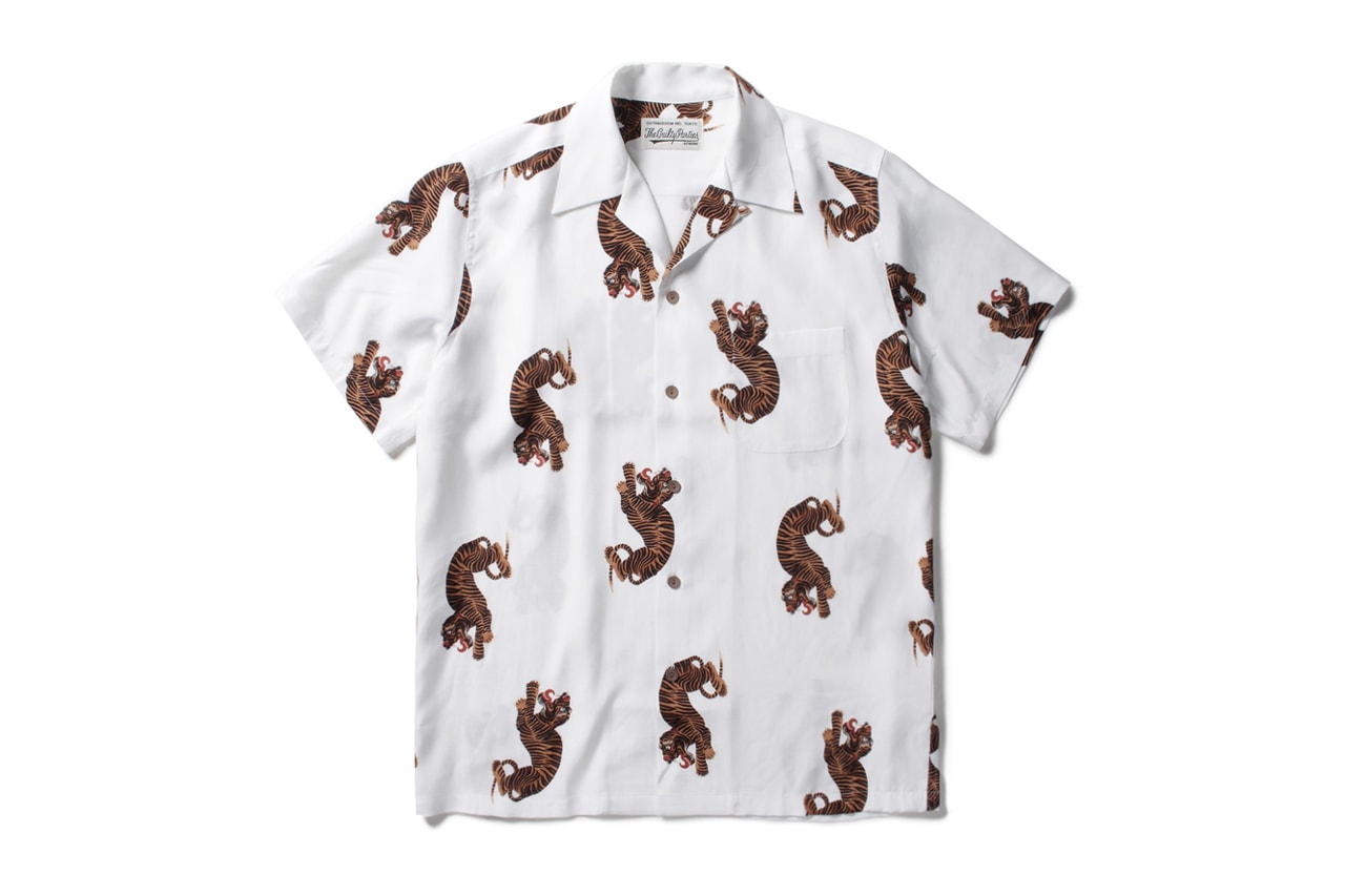 WACKO MARIA Spring Summer 2019 Hawaiian Shirts Kami Short Sleeve Button Ups Paradise Tokyo Guilty Parties crocodile tiger 