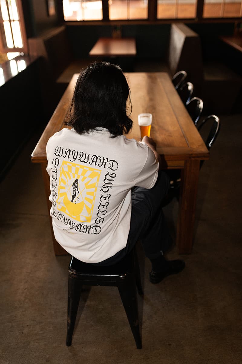 Wayward Wheels Graphic T-Shirt Release Info capsule collection streetwear fashion menswear womenswear workwear skateboarding lifestyle andrew brophy 