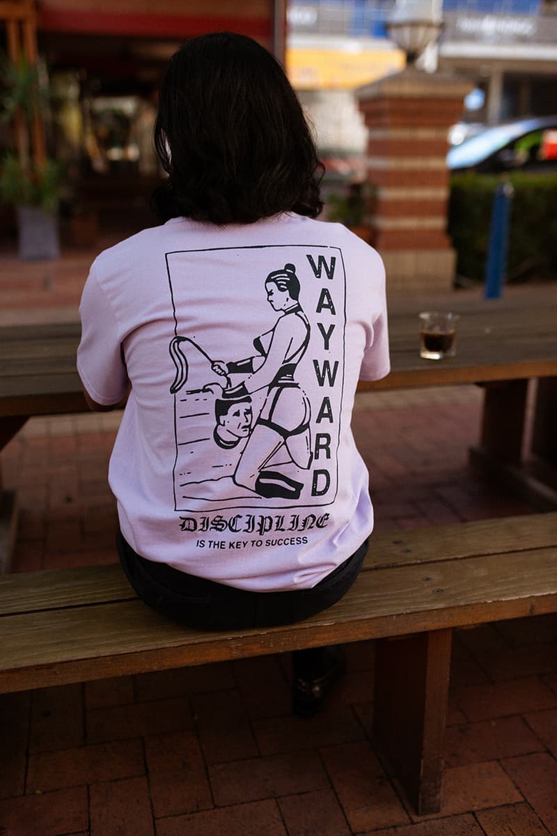 Wayward Wheels Graphic T-Shirt Release Info capsule collection streetwear fashion menswear womenswear workwear skateboarding lifestyle andrew brophy