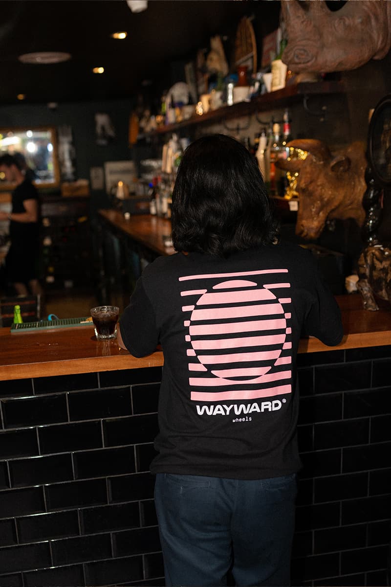 Wayward Wheels Graphic T-Shirt Release Info capsule collection streetwear fashion menswear womenswear workwear skateboarding lifestyle andrew brophy