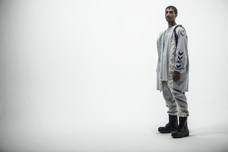 Willy Chavarria x hummel Fall/Winter 2019 Capsule Collection "#5683" LOVE Connection Project Grey Silver Neon Yellow 3M Reflective Detailing Sports Clothing