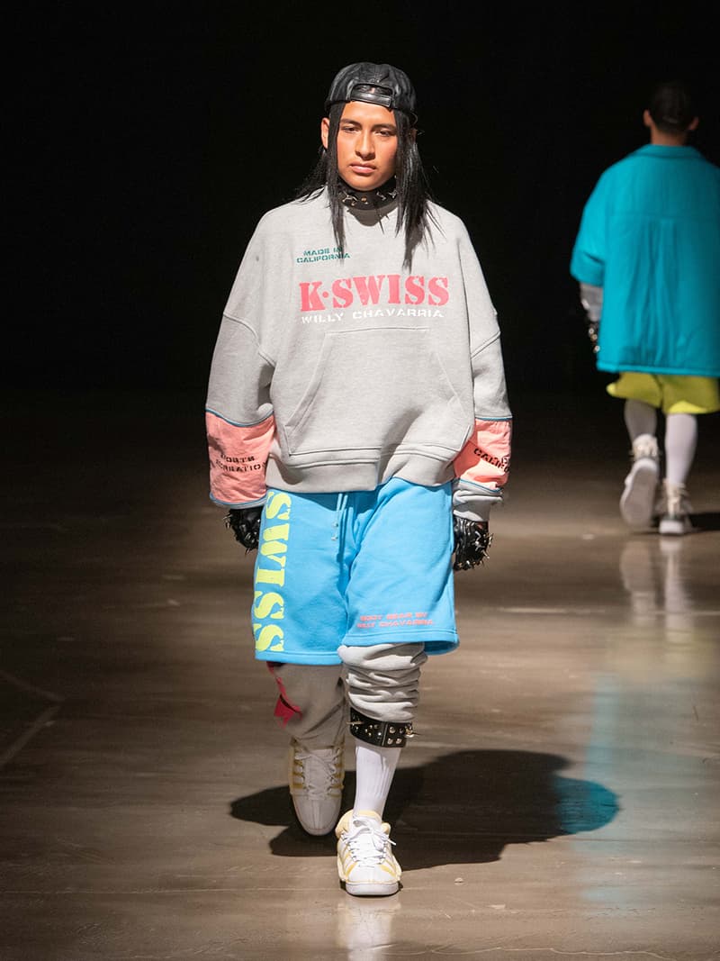 willy chavarria k swiss k-swiss sneakers runway spring summer 2020 show catwalk mens fashion designer