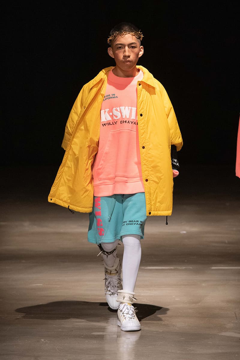 willy chavarria k swiss k-swiss sneakers runway spring summer 2020 show catwalk mens fashion designer