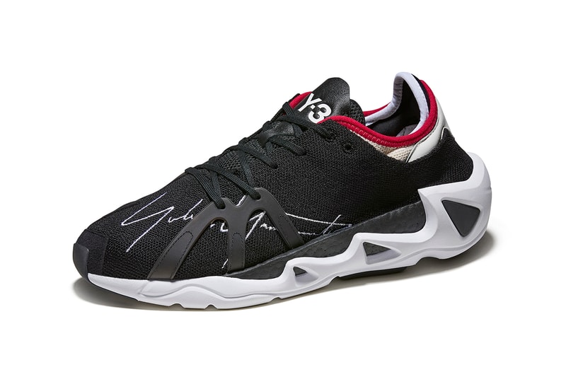 adidas y-3 yohji yamamoto s-97 fyw closer look release information buy cop purchase black white red signature running sneaker stockists