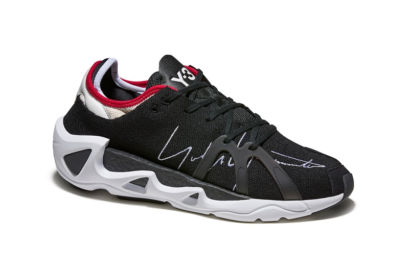 adidas y-3 yohji yamamoto s-97 fyw closer look release information buy cop purchase black white red signature running sneaker stockists