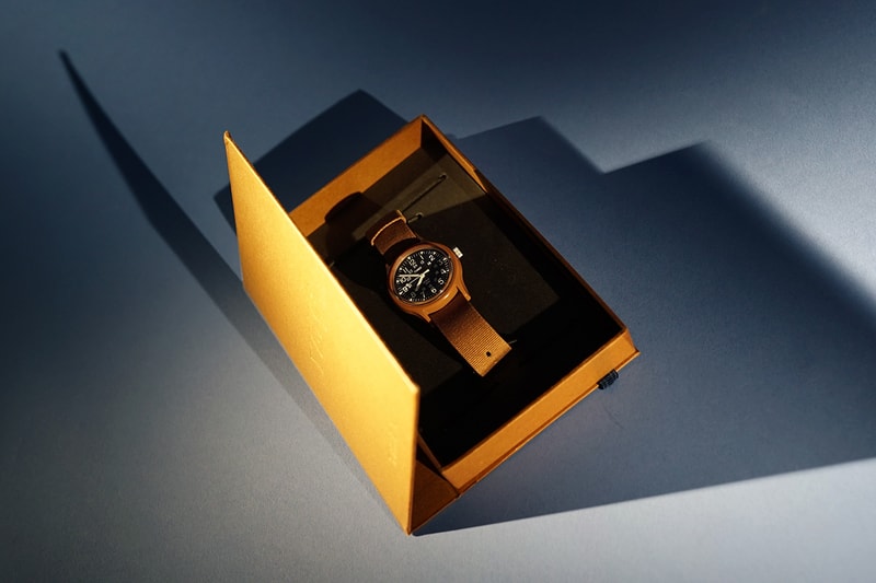 YMC x Timex MK1 Watch Timepiece Collaboration Wristwatch American Design British London Brand US Marine 1982 "Burnt Rubber Brown" First Look