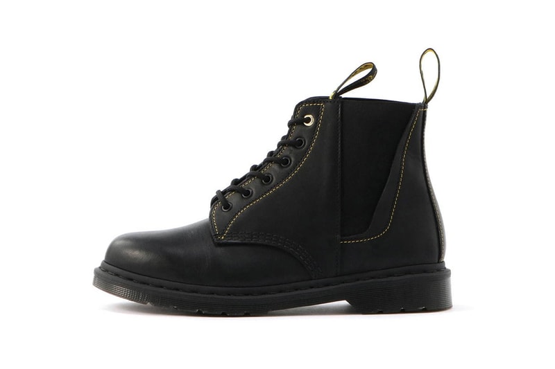 Yohji Yamamoto Dr Martens "101 YY GUSSET" Collaboration boot six hole eye fall winter 2019 collection release date info price july 10 gore side