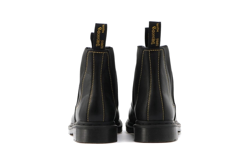 Yohji Yamamoto Dr Martens "101 YY GUSSET" Collaboration boot six hole eye fall winter 2019 collection release date info price july 10 gore side