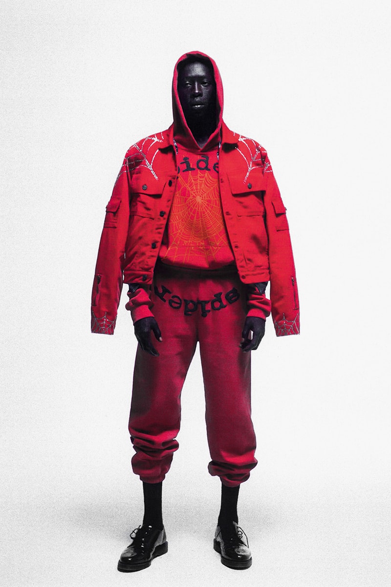 Spider Young Thug London Pop-Up Shop Wireless Weekend Shoreditch David Adjaye “Dirty House” Architect 11 Piece Collection Drop Information Denim Jacket Shorts T-Shirt Sweater 