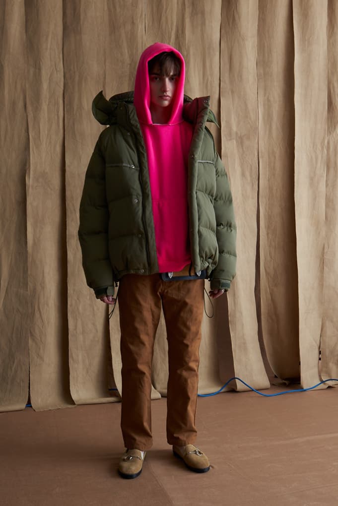 YSTRDYS TMRRW Fall Winter 2019 collection lookbook military workwear inspiration menswear jackets pants shirts cot