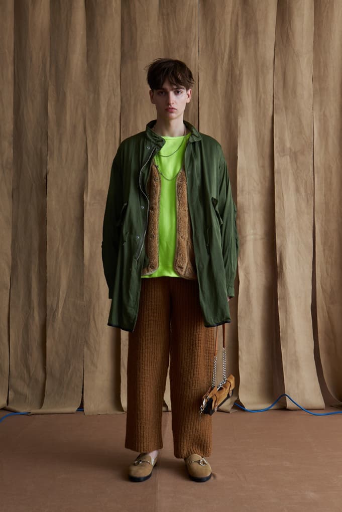 YSTRDYS TMRRW Fall Winter 2019 collection lookbook military workwear inspiration menswear jackets pants shirts cot