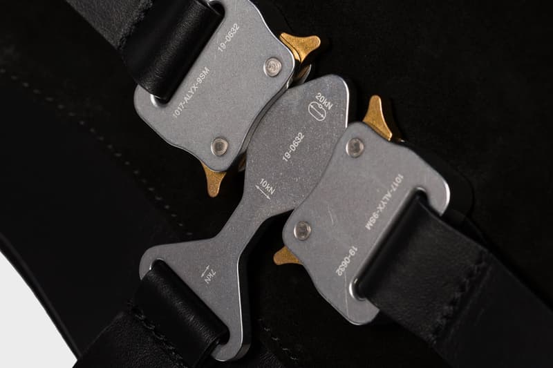 1017 ALYX 9SM Tri-Buckle Tote Bag Release Black Matthew Williams Info Buy Price