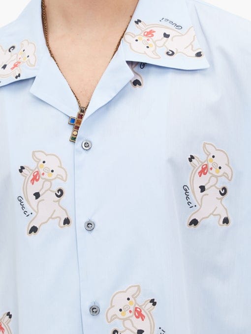 gucci piglet shirt