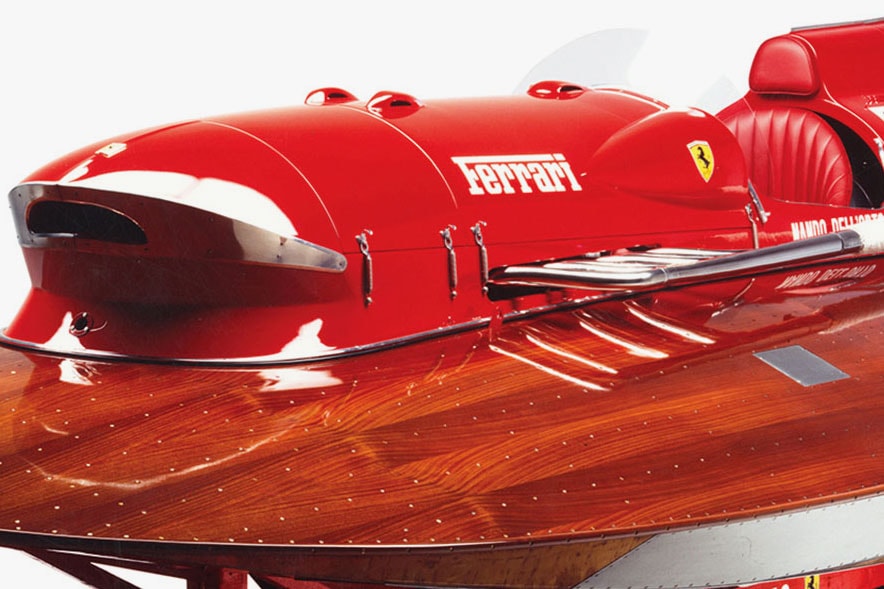 1952 Ferrari Arno XI Racing Boat duPont Registry Sale world speed record breaker vintage design 550 horsepower 150 mph