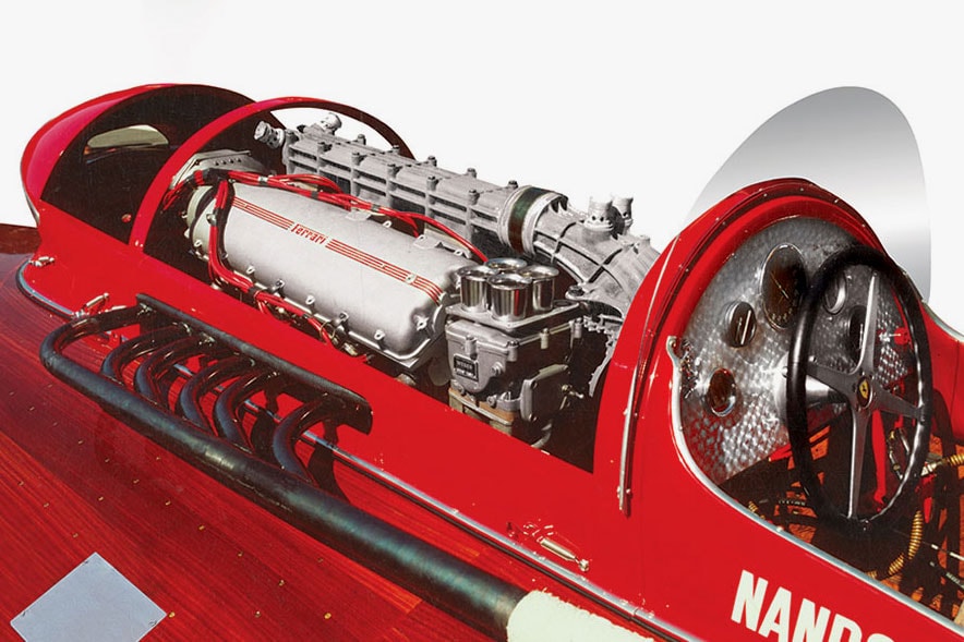 1952 Ferrari Arno XI Racing Boat duPont Registry Sale world speed record breaker vintage design 550 horsepower 150 mph