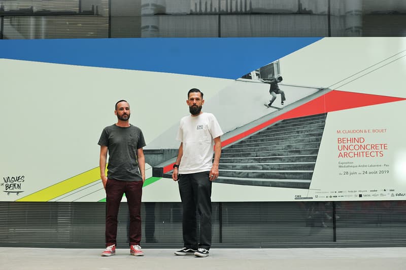 Mixed Media Unconcrete Architects Series NYC Gallery Show Skateboard Photography Painting French Skateboarding Architecture