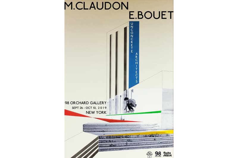 Mixed Media Unconcrete Architects Series NYC Gallery Show Skateboard Photography Painting French Skateboarding Architecture