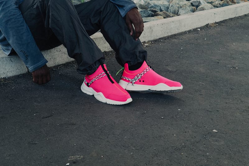 highlighter pink shoes
