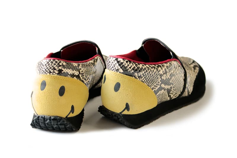 KAPITAL Smiley Snakeskin Slip On Japan Patchwork