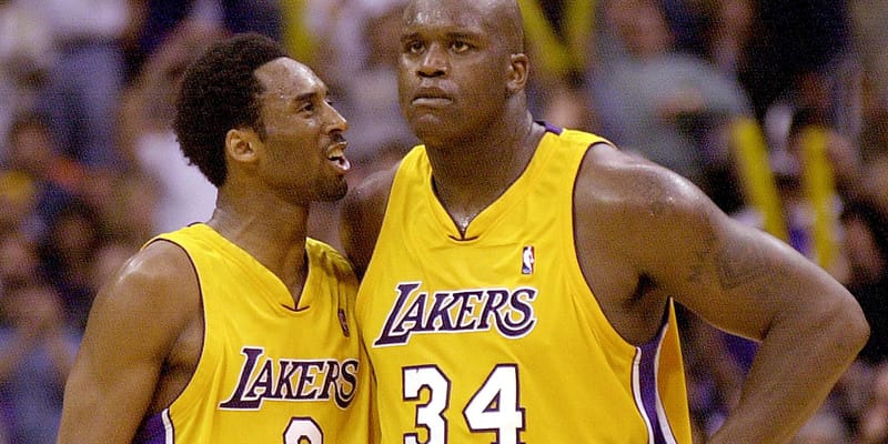 shaq wore kobe jersey