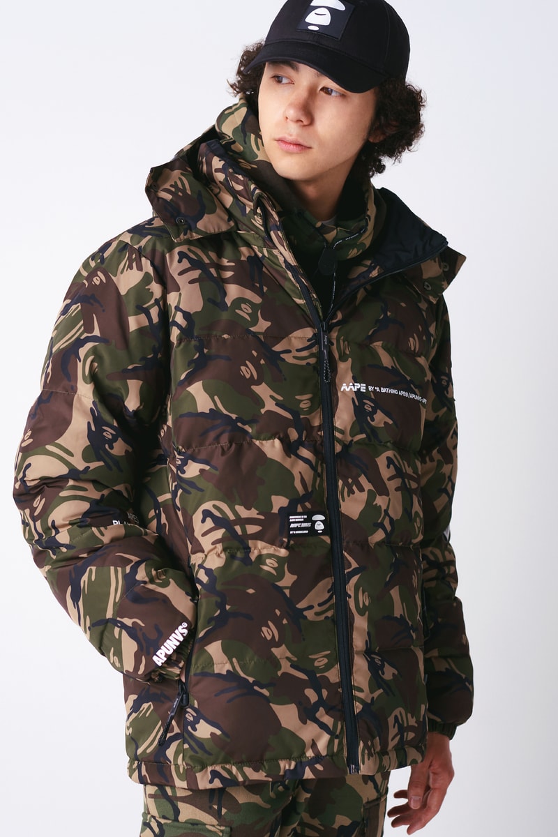 AAPE by A Bathing Ape Fall 2019 Collection lookbooks bape ape head black aape aape future aape land 90s colorblocking jackets plaid