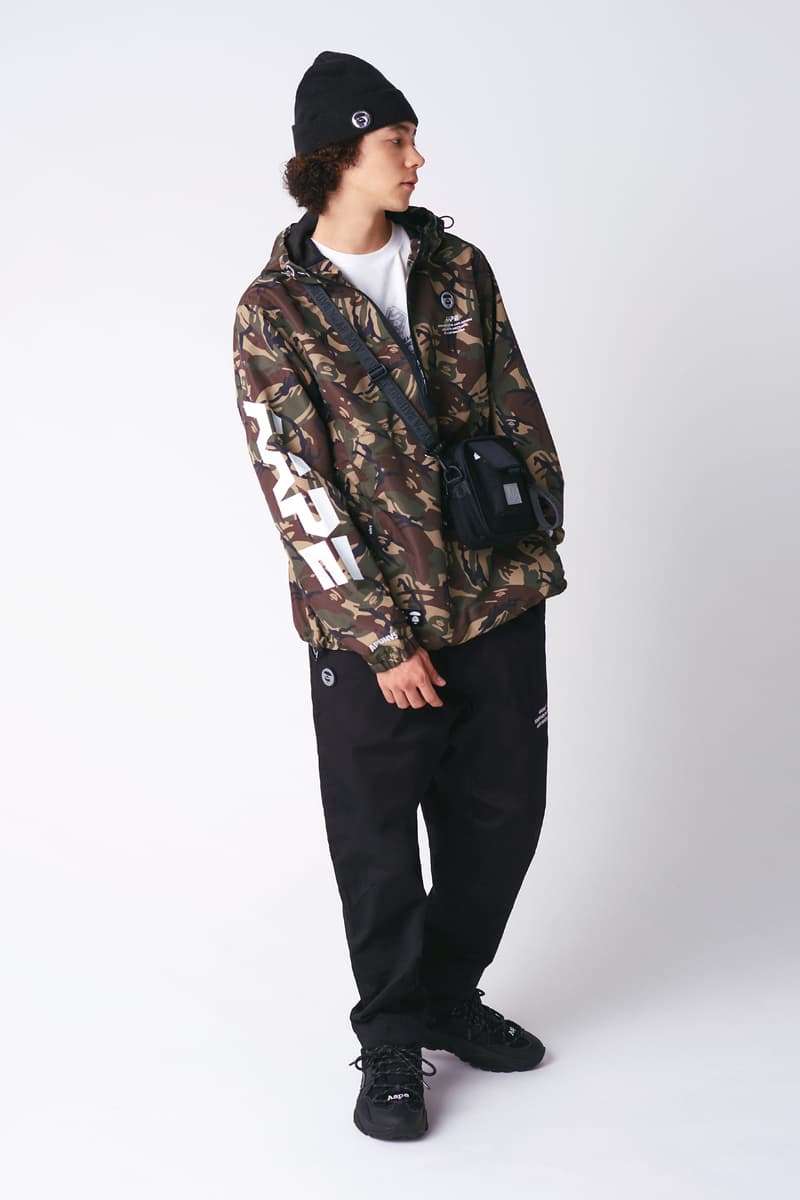 AAPE by A Bathing Ape Fall 2019 Collection lookbooks bape ape head black aape aape future aape land 90s colorblocking jackets plaid