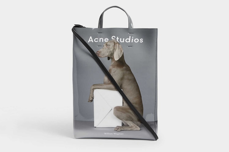 Acne Studios's Baker Tote Bag Now Sports Weimaraner Dog Graphic