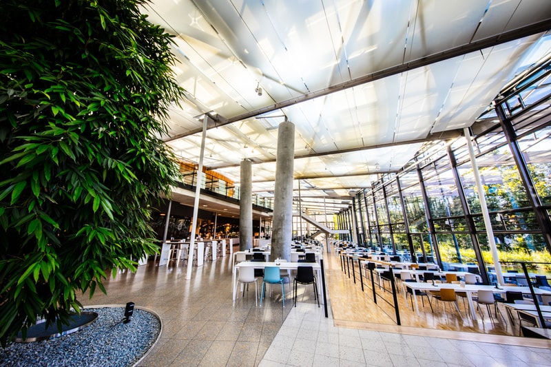 adidas headquarters herzogenaurach germany new arena building 70th anniversary celebration laces kasper rorsted ceo world of sports soccer stadium design interior inside look