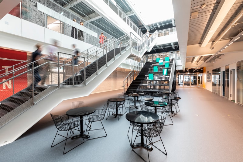 adidas headquarters herzogenaurach germany new arena building 70th anniversary celebration laces kasper rorsted ceo world of sports soccer stadium design interior inside look