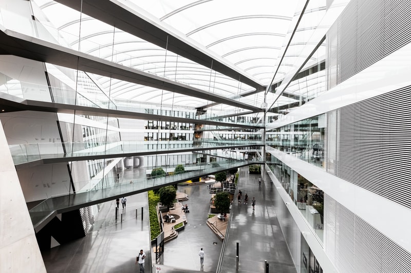 adidas headquarters herzogenaurach germany new arena building 70th anniversary celebration laces kasper rorsted ceo world of sports soccer stadium design interior inside look