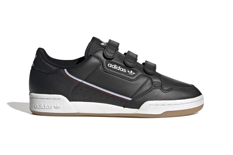 adidas Originals Continental 80 Velcro Cloud White Collegiate Green Scarlet Gucci Colorway Black Maroon Glow Blue Colorways Release Information Retro Sneaker Three Stripes 