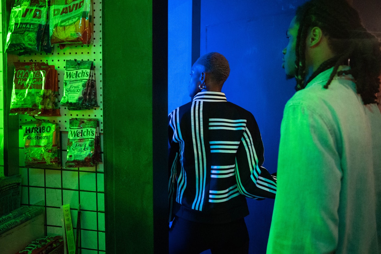 Recapping Futuristic Adidas Ozweego Pop Up Event Featuring New Colorways and Updated Style chunky shoe future newsstand projection mapping lower east side 