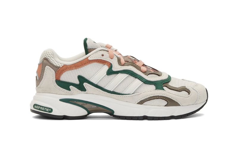 adidas Originals Temper Run Grey Orange White Grey Green Raw white/Crystal/Core black adiPRENE Technology Sneaker Release Information Retro Chunky Footwear Cop Online Three Stripes