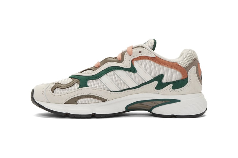 adidas Originals Temper Run Grey Orange White Grey Green Raw white/Crystal/Core black adiPRENE Technology Sneaker Release Information Retro Chunky Footwear Cop Online Three Stripes