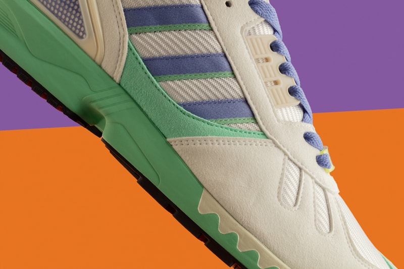 adidas Originals ZX "Thousands Pack" 6000 Creme/Red/Yellow 7000 White/Lilac/Green 9000 Mint/Scarlet/Yellow 5000 Raw Crystal White Release Information Cop Online In Store Retro Torsion Three Stripes 90s 2000s Sneaker Old Revival  30 years