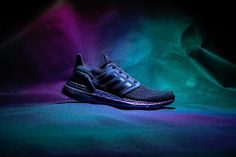 adidas UltraBOOST 2020 First Look rumored purple boost midsole three stripes black