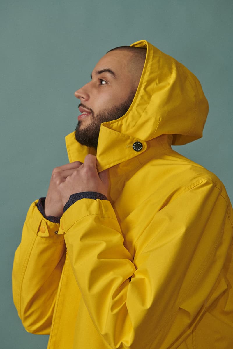 Adsum Fall Winter 2019 FW19 Lookbook Collection Drop One First Release Williamsburg, Brooklyn Flagship Opening Store Napa Valley Workwear Coats Trousers Shirts Jackets Hoodies Pop Colors Sportswear Items new Herringbone Work Jacket Designer Pete Macnee Utility Pant