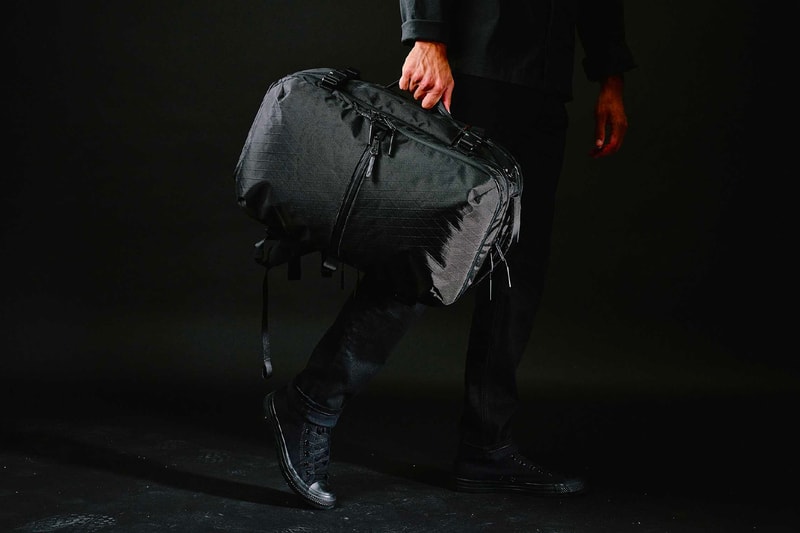 Aer X-Pac Collection Release Duffel Pack 2 Fit Travel Flight Day Sling Hip Belt sailcloth info purcahse buy black orange Five Year Anniversary