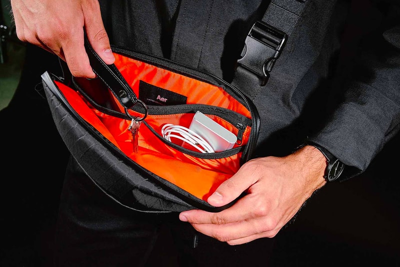 Aer X-Pac Collection Release Duffel Pack 2 Fit Travel Flight Day Sling Hip Belt sailcloth info purcahse buy black orange Five Year Anniversary