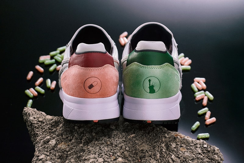 AFEW x Diadora "Highly Addictive" N.9000 Sneaker Release Information Cop Exclusive Rare Limited Edition SNS Sneakernstuff New York City NY Premium kangaroo leather upper made in Italy 