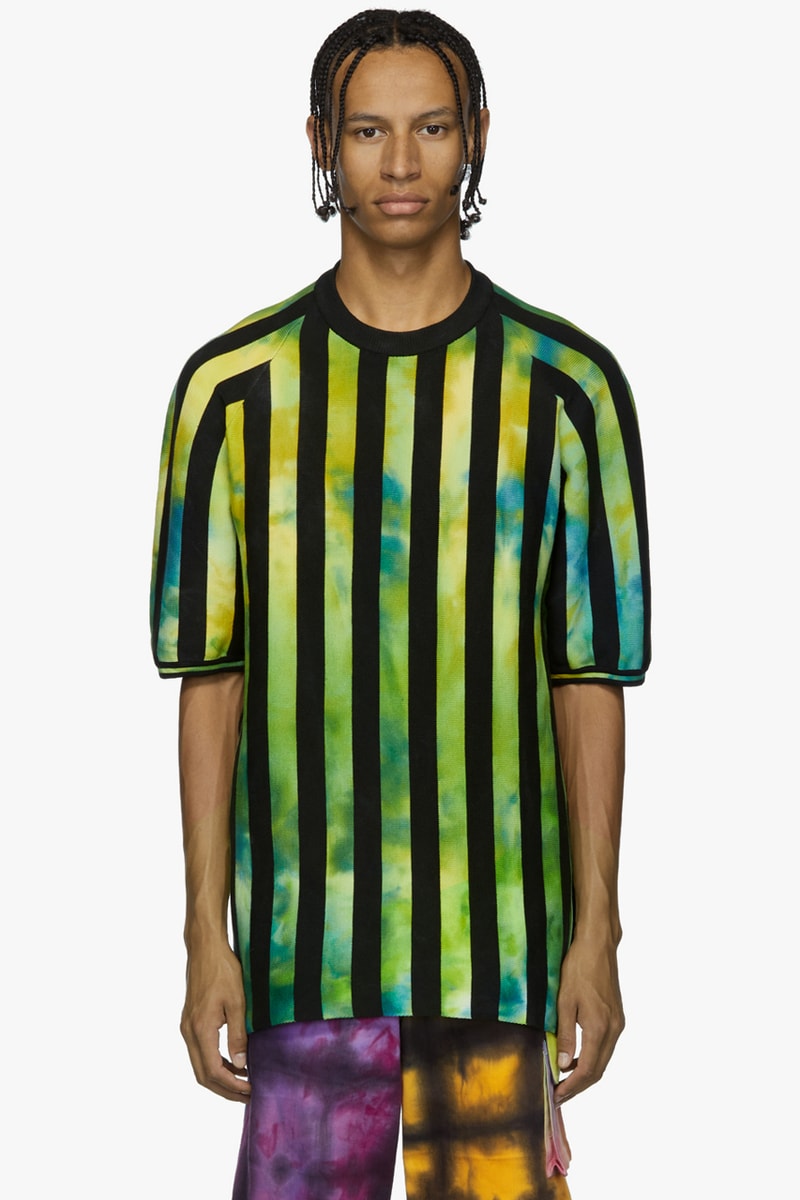 agr knitwear british emerging brand ssense release interview exclusive multicolor tie dye crochet bucket hats sweaters vest cargo pants shorts alicia robinson