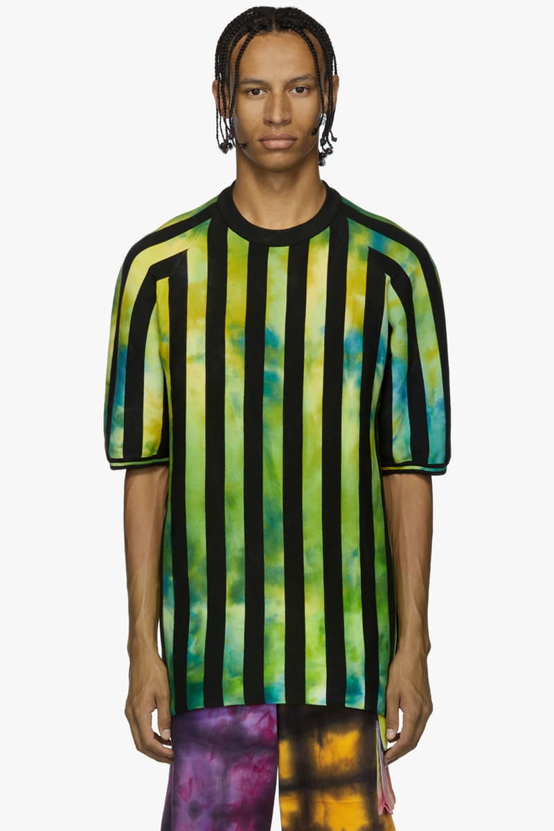 agr knitwear british emerging brand ssense release interview exclusive multicolor tie dye crochet bucket hats sweaters vest cargo pants shorts alicia robinson