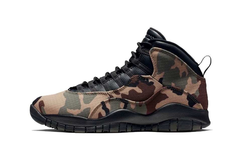 Retro 10 jordans camo Clearance